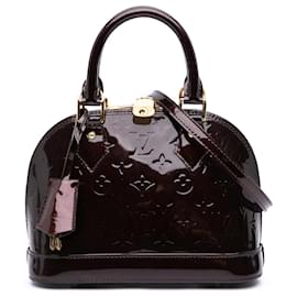 Louis Vuitton-Louis Vuitton Purple Monogram Vernis Alma BB-Purple