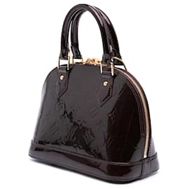 Louis Vuitton-Louis Vuitton Purple Monogram Vernis Alma BB-Purple