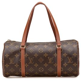 Louis Vuitton-Louis Vuitton Monograma Marrom Papillon 30-Marrom