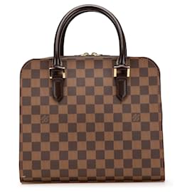 Louis Vuitton-Louis Vuitton Marrom Damier Ebene Triana-Marrom