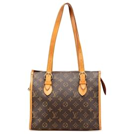 Louis Vuitton-Louis Vuitton Marrom Monograma Popincourt Haut-Marrom