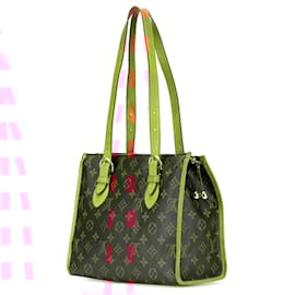 Louis Vuitton-Louis Vuitton Marrom Monograma Popincourt Haut-Marrom