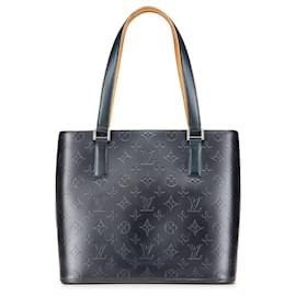 Louis Vuitton-Louis Vuitton Monograma Azul Mat Stockton-Azul,Azul escuro