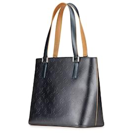 Louis Vuitton-Louis Vuitton Monograma Azul Mat Stockton-Azul,Azul escuro