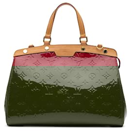 Louis Vuitton-Louis Vuitton Red Monogram Vernis Brea MM-Red
