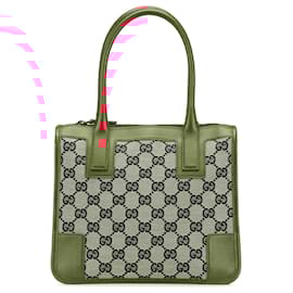 Gucci-Gucci Brown GG Canvas Handbag-Brown,Other