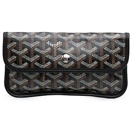 Pochette Saint Louis Goyardine nera Goyard Nero
