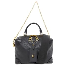 Louis Vuitton-Bolsa de mão Petite Malle Souple Louis Vuitton-Preto