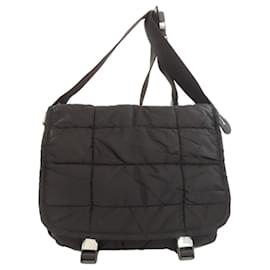 Prada-Prada Nylon Shoulder Bag-Black