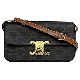 Céline-Celine Brown Handbag Claude-Brown