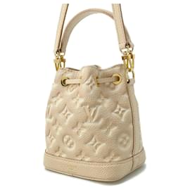 Louis Vuitton-Bolsa Nano Noé Monogram Empreinte Summer Stardust da Louis Vuitton-Bege