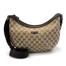 Gucci-Gucci GG Canvas Shoulder Bag-Beige