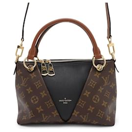 Louis Vuitton-Louis Vuitton Monogram V Tote BB Handbag-Black