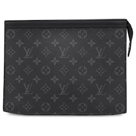 Louis Vuitton-Bolsa Clutch Louis Vuitton Monogram Eclipse-Preto