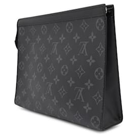 Louis Vuitton-Bolsa Clutch Louis Vuitton Monogram Eclipse-Preto