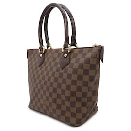 Louis Vuitton-Bolsa Tote Louis Vuitton Damier Ebene Saleya PM-Vermelho,Damier ebene