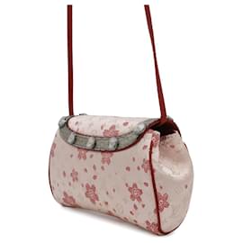 Louis Vuitton-Bolsa de Ombro em Satin Monogram Louis Vuitton-Rosa