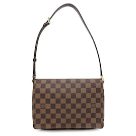 Louis Vuitton-Bolsa de Ombro Musette Tango Damier Ebene da Louis Vuitton-Laranja,Damier ebene