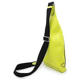 Louis Vuitton-Louis Vuitton Monogram Taiga Duo Sling Bag-Yellow