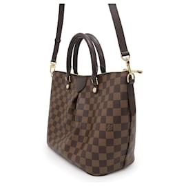 Louis Vuitton-Bolsa Louis Vuitton Damier Ebene Siena PM-Vermelho,Damier ebene