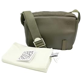 Loewe-Loewe Military Messenger Bag XS Khaki Green-Green