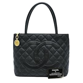 Chanel-Chanel Caviar Skin Reissue Tote-Black