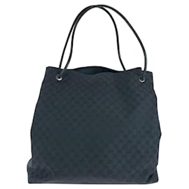 Gucci-Gucci GG Canvas/Leather 2way Tote Bag 101268-Black