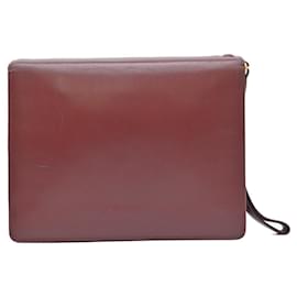Cartier-Cartier Must Line Leather Clutch Bag-Red
