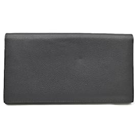 Hermès-Hermes Silk-In Long Wallet Dark Navy-Blue