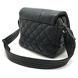 Chanel-Chanel Coco Cocoon Matelasse Nylon Shoulder Bag-Black