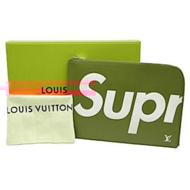 Louis Vuitton-Clutch Epi Pochette Jour GM Louis Vuitton Vermelho-Vermelho
