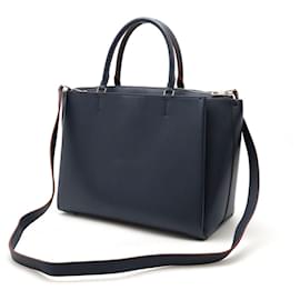 Louis Vuitton-Bolsa de couro Lockme 2way da Louis Vuitton-Azul
