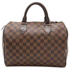Louis Vuitton-Louis Vuitton Speedy 30 Damier Handbag-Brown