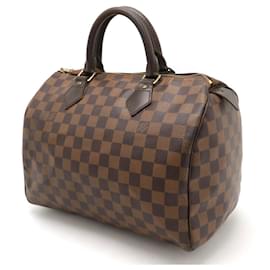Louis Vuitton-Louis Vuitton Speedy 30 Damier Handbag-Brown