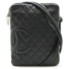 Chanel-Chanel Cambon Line Soft Calf Shoulder Bag-Black