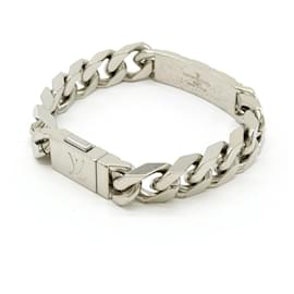 Louis Vuitton-Louis Vuitton Chain Bracelet Monogram Bracelet-Silvery,Metallic