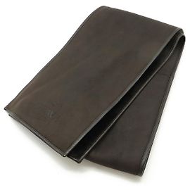 Loewe Lamb Leather Scarf Brown
