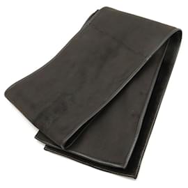 Loewe-Loewe Lamb Leather Scarf-Brown