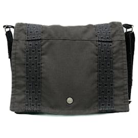 Hermès-Hermes Canvas Bassas PM Messenger Bag-Grey