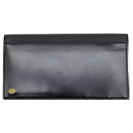 Cartier-Cartier Pasha Leather Long Wallet Black-Black