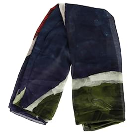 Alexander Mcqueen-Alexander McQueen "God Save McQueen" Scarf in Multicolor Modal-Multiple colors