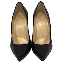 Christian Louboutin- Christian Louboutin Kate Pumps in Black Leather-Black