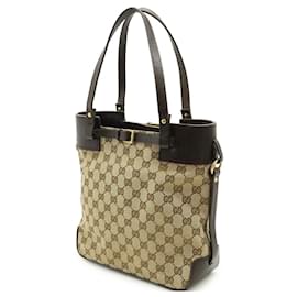 Gucci-Gucci GG Canvas 2way Bag-Brown,Beige
