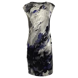 Max Mara-Max Mara Printed Dress in Blue Silk-Multiple colors