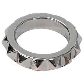 Valentino Garavani-Valentino Garavani Rockstud Ring in Silver Metal-Silvery,Metallic