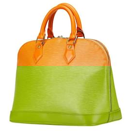 Louis Vuitton-Louis Vuitton Alma PM Epi Handbag-Orange