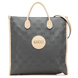 Gucci-Gucci Off The Grid GG Nylon 2way bag-Grey