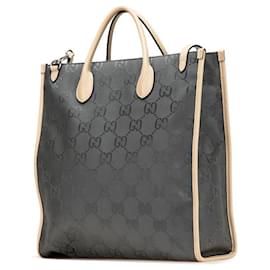 Gucci-Gucci Off The Grid GG Nylon 2way bag-Grey