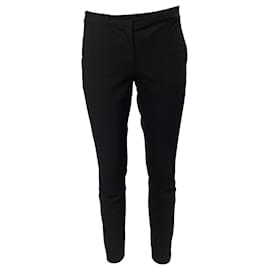Joseph-Joseph New Eliston Gabardine Stretch Trousers in Black Viscose-Black