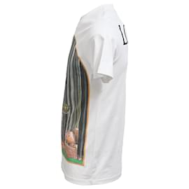 Loewe-Loewe Totem Window T-Shirt in White Cotton-White